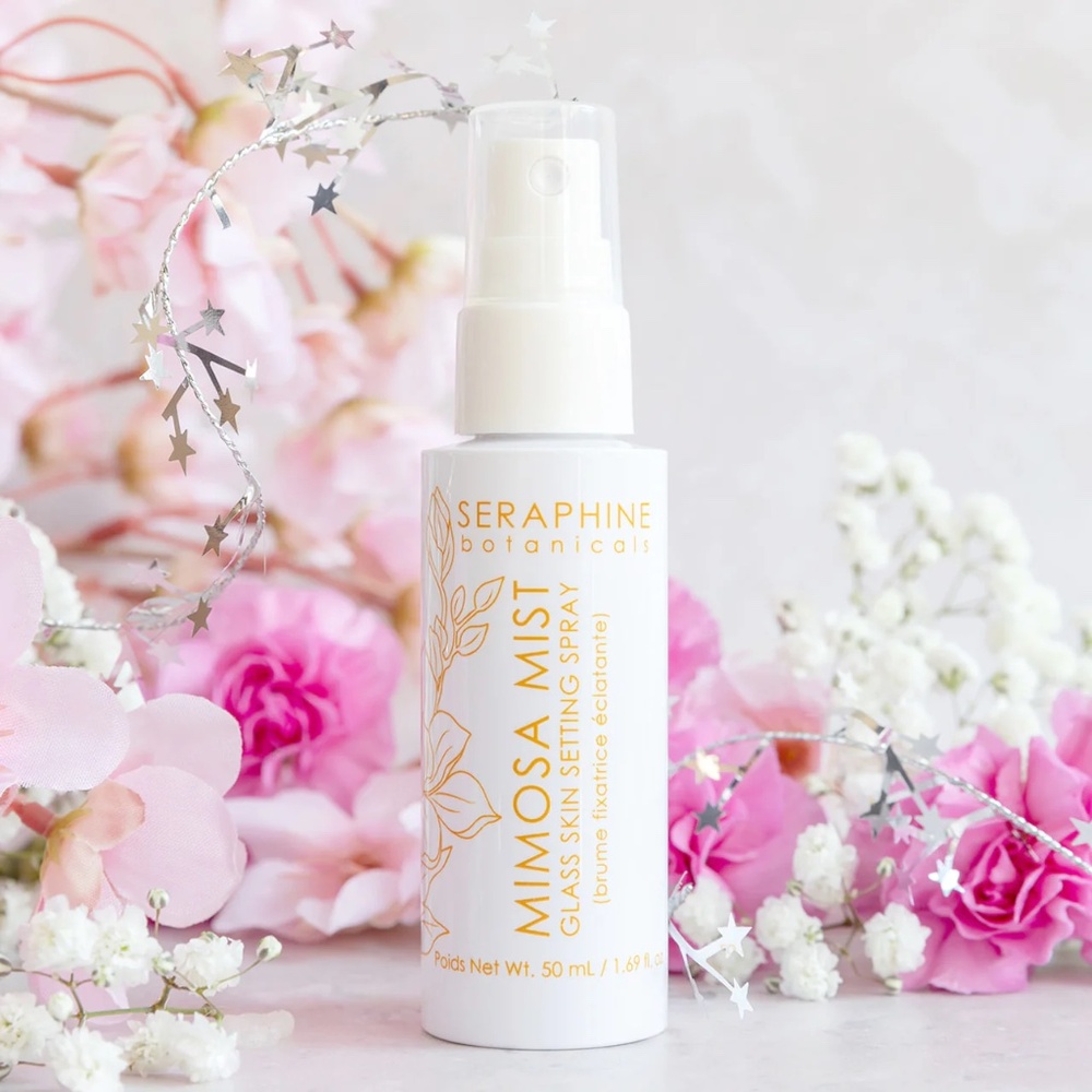 Seraphine Botanicals Mimosa Mist Glass Skin Setting Spray